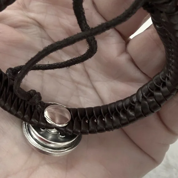 Gucci upcycled Brown Woven Bracelet - Picture 3 of 4